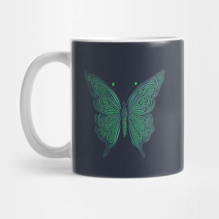 GREEN BUTTERFLY Mug